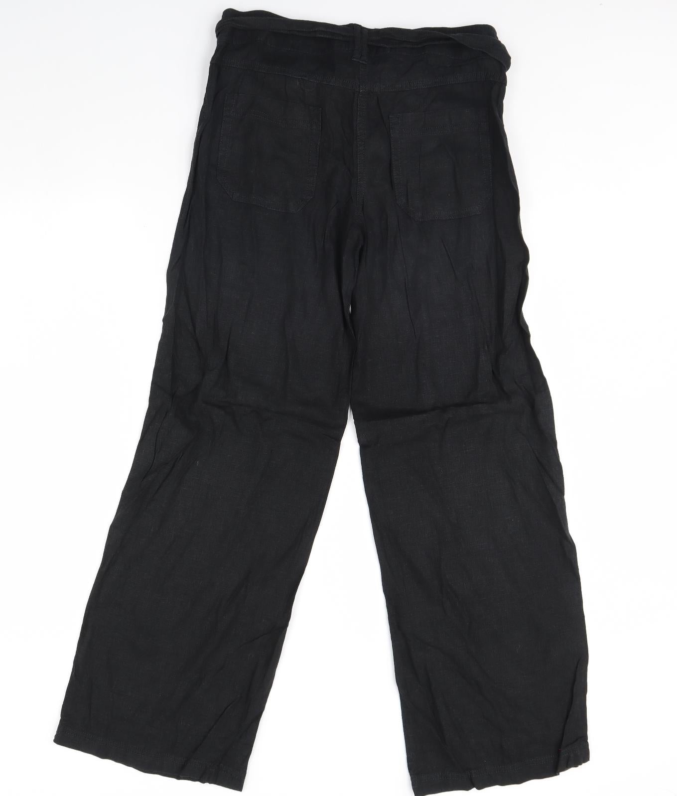 NEXT Womens Black   Trousers  Size 10 L32 in