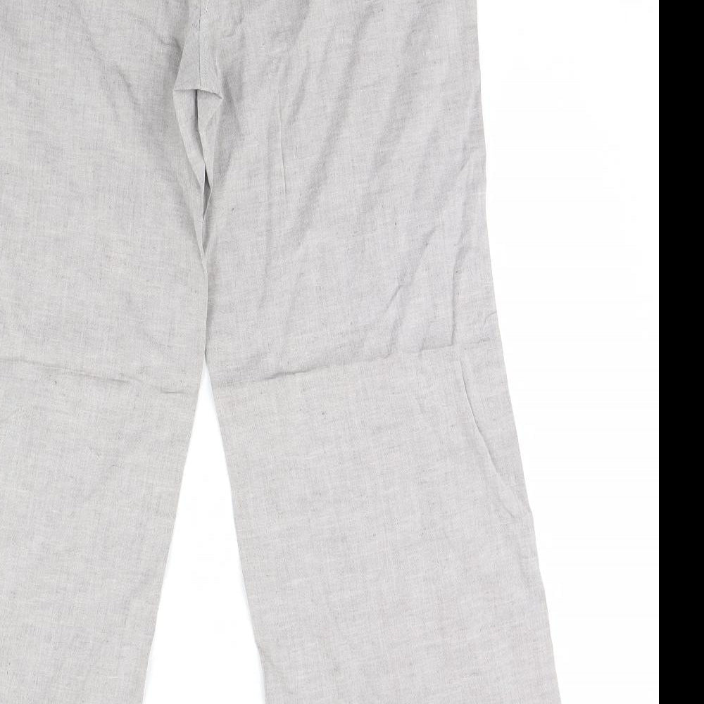 Per Una Womens Grey   Trousers  Size 12 L32 in