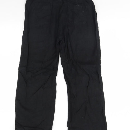 M&S Womens Black   Trousers  Size 16 L30 in