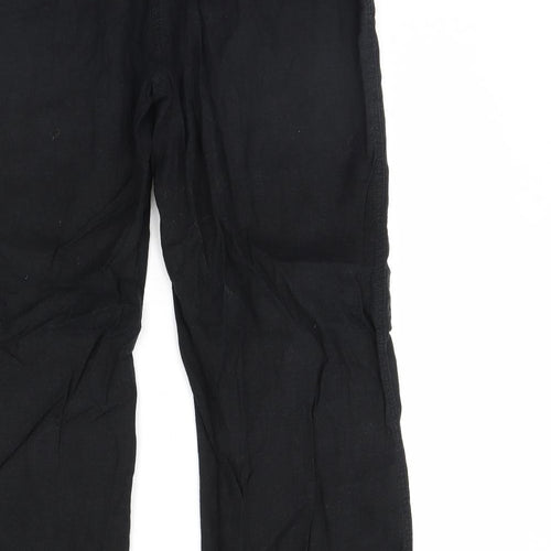 M&S Womens Black   Trousers  Size 16 L30 in