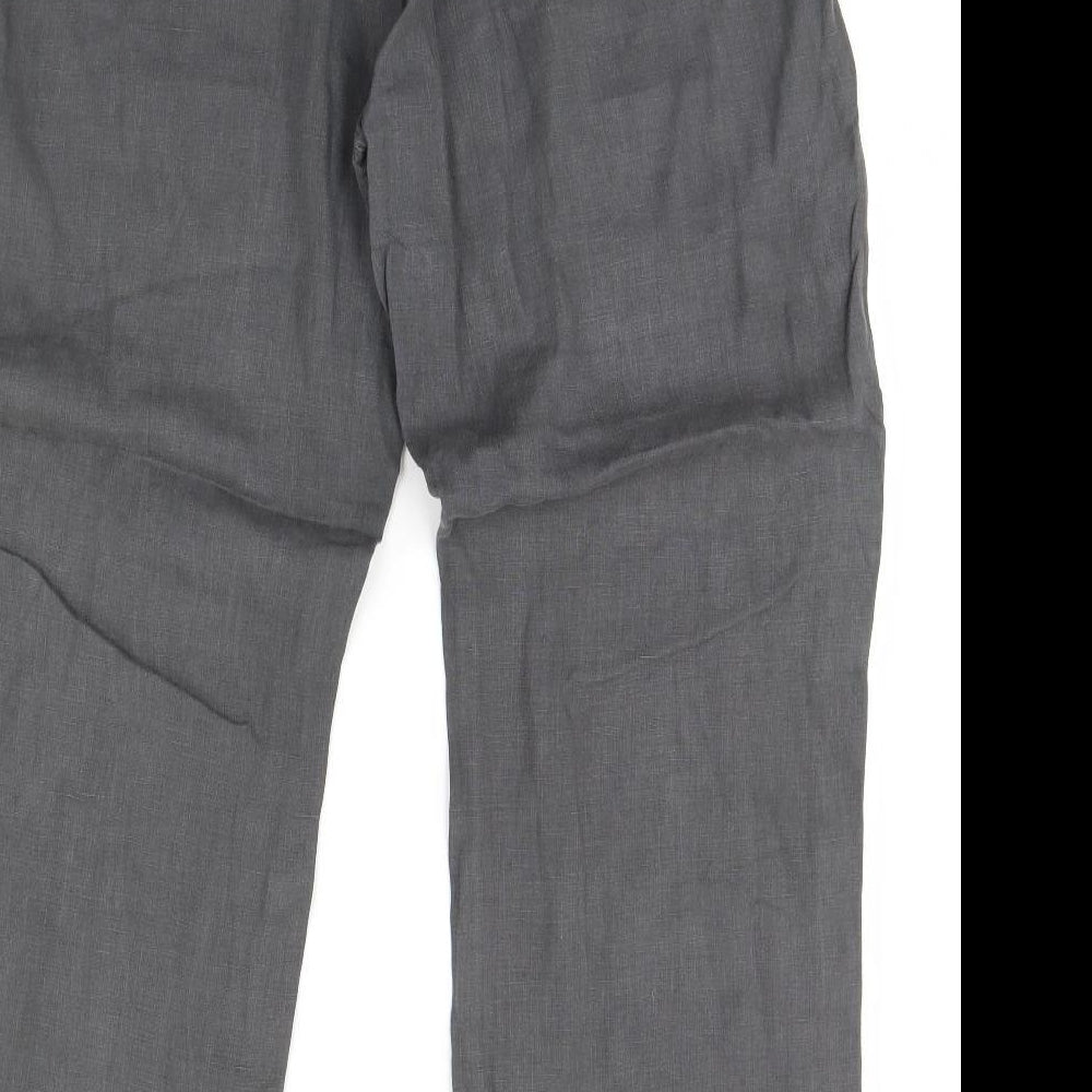 Indigo Womens Grey   Trousers  Size 36 in L30 in