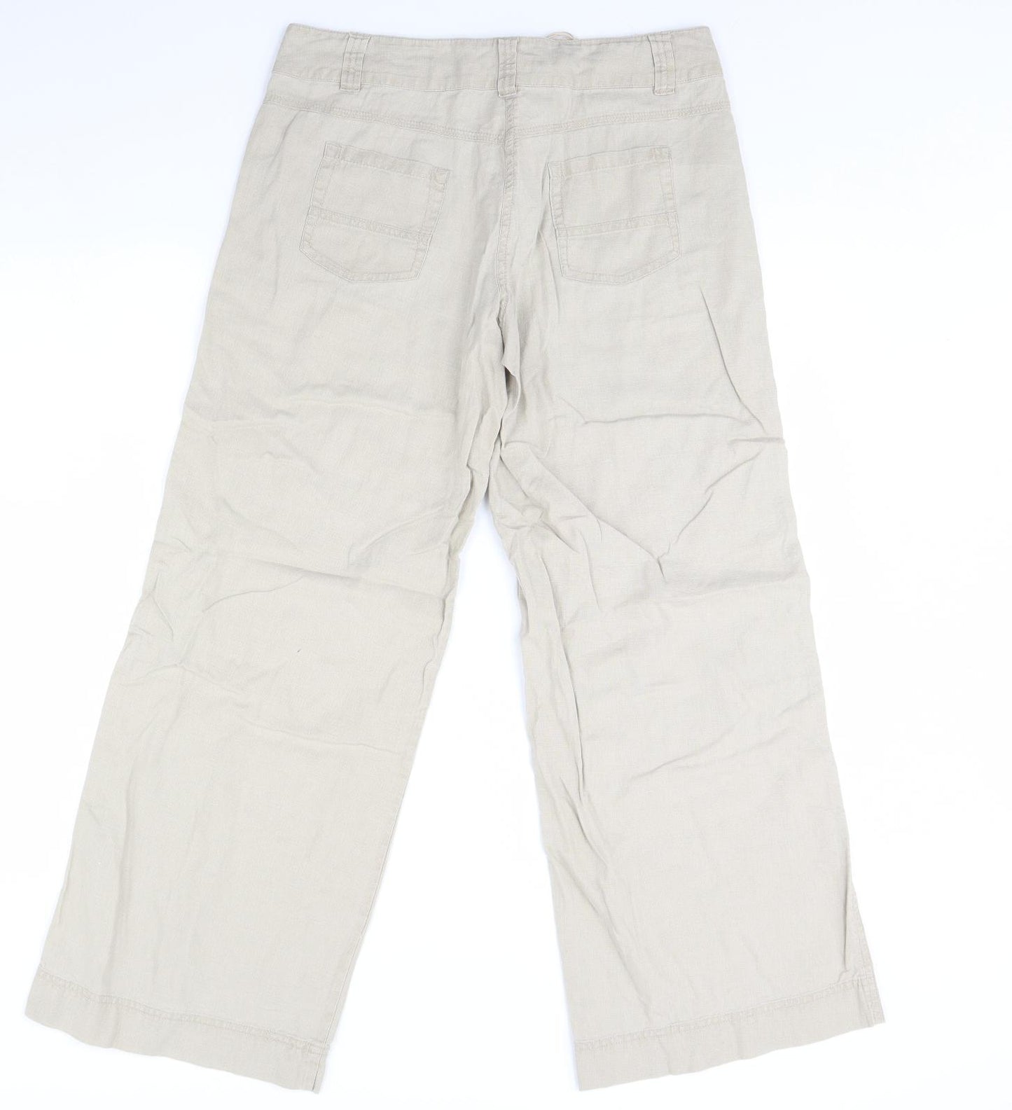 George Womens Beige   Trousers  Size 10 L30 in