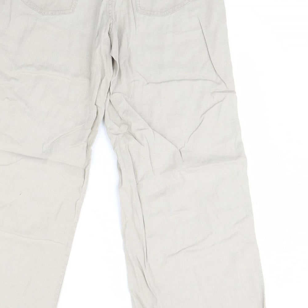 George Womens Beige   Trousers  Size 10 L30 in
