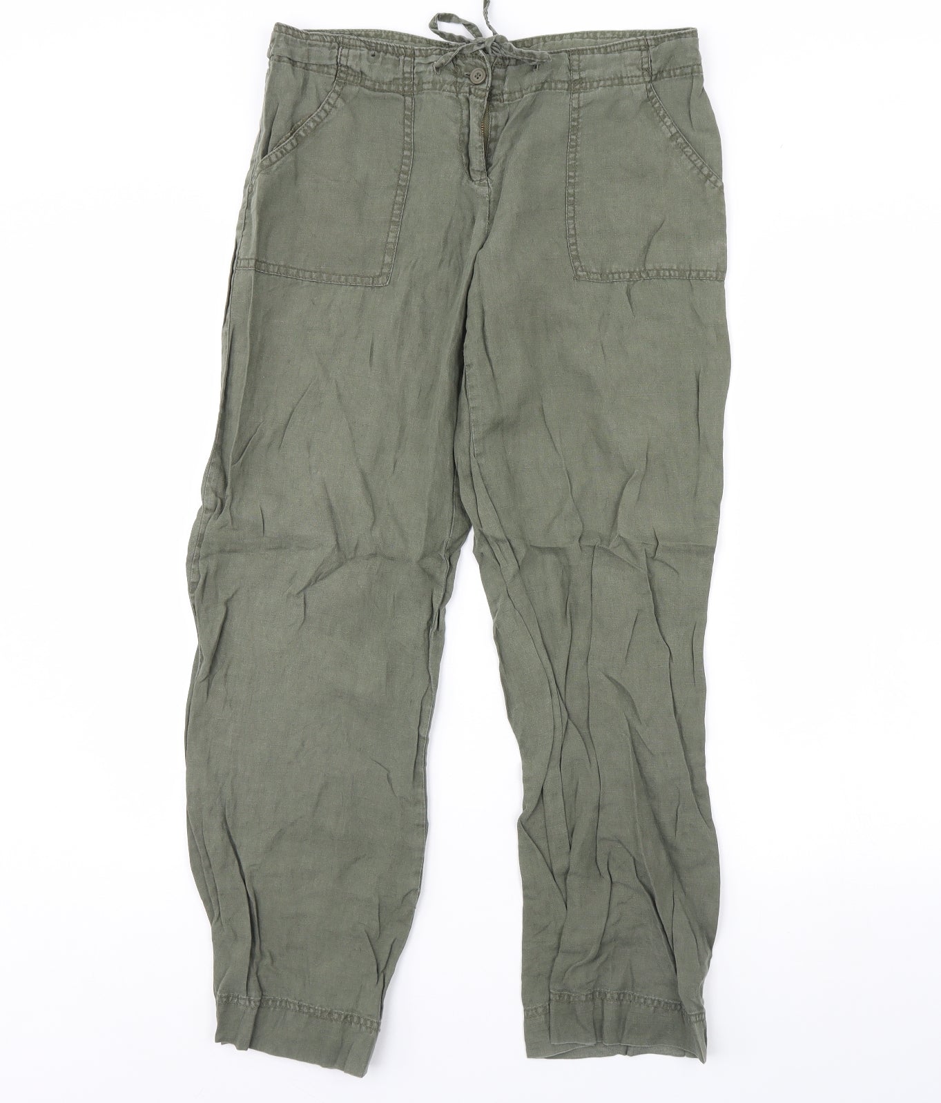 Atmosphere Womens Green   Trousers  Size 10 L30 in