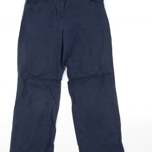 Annuci Womens Blue   Trousers  Size 36 in L30 in