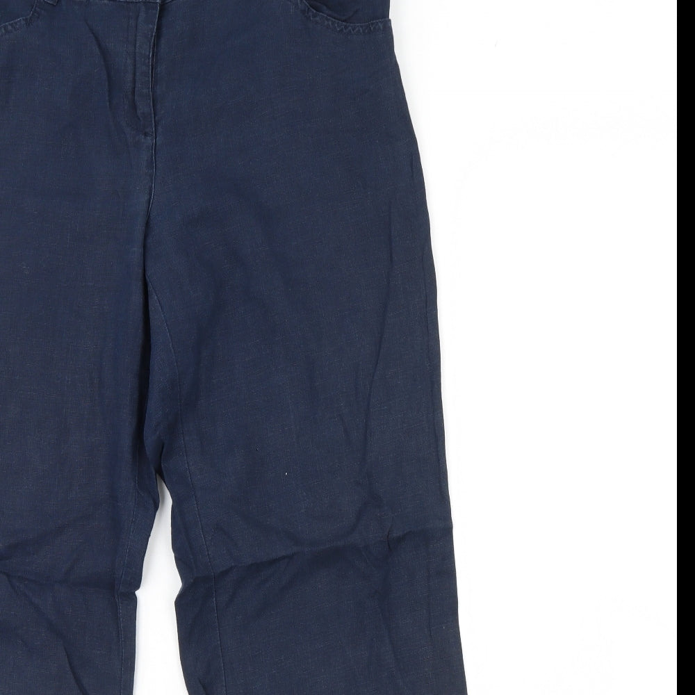 Annuci Womens Blue   Trousers  Size 36 in L30 in