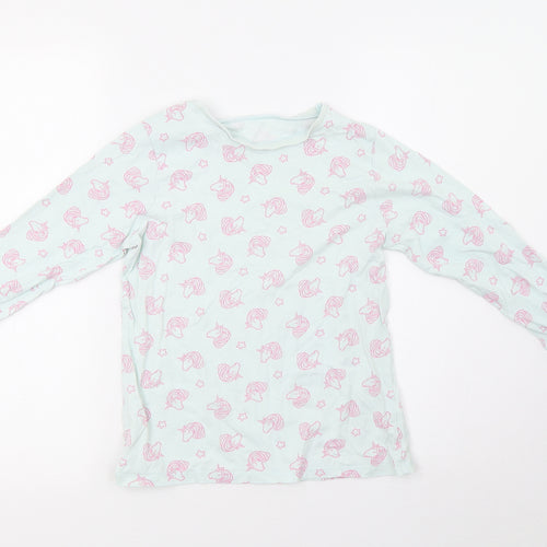 George Girls Blue Polka Dot   Pyjama Set Size 10-11 Years