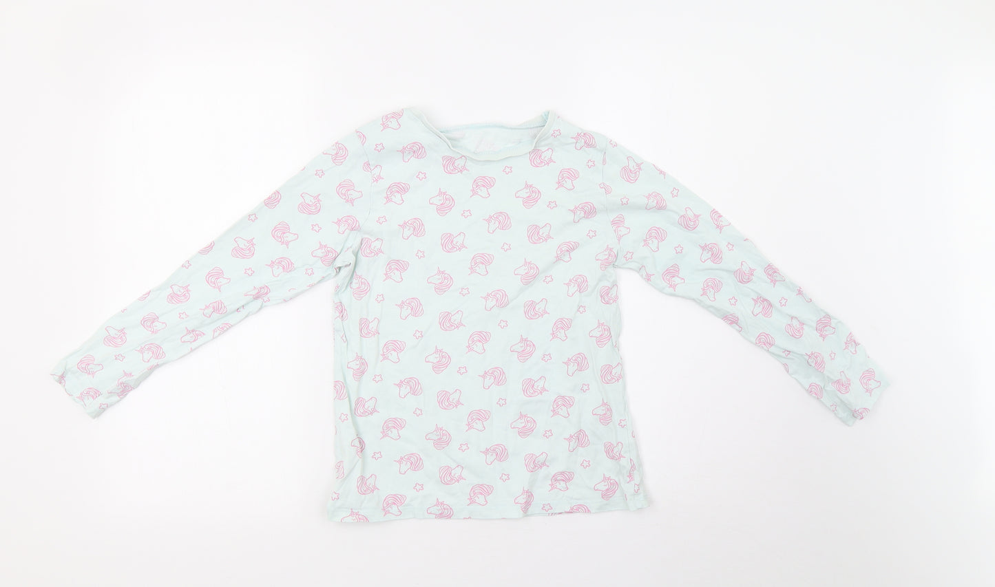 George Girls Blue Polka Dot   Pyjama Set Size 10-11 Years
