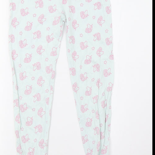 George Girls Blue Polka Dot   Pyjama Set Size 10-11 Years