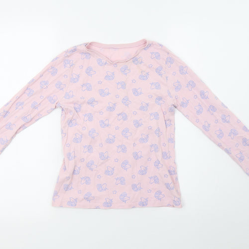 George Girls Pink Polka Dot   Pyjama Set Size 10-11 Years