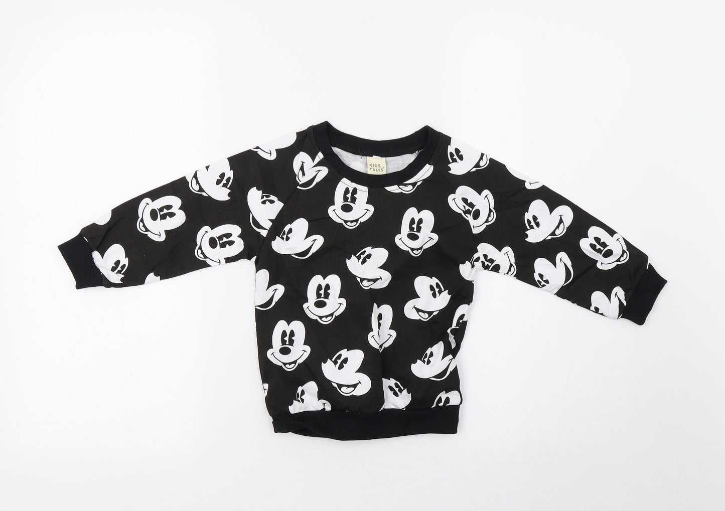 kid tales Girls Black   Pullover Jumper Size 8-9 Years