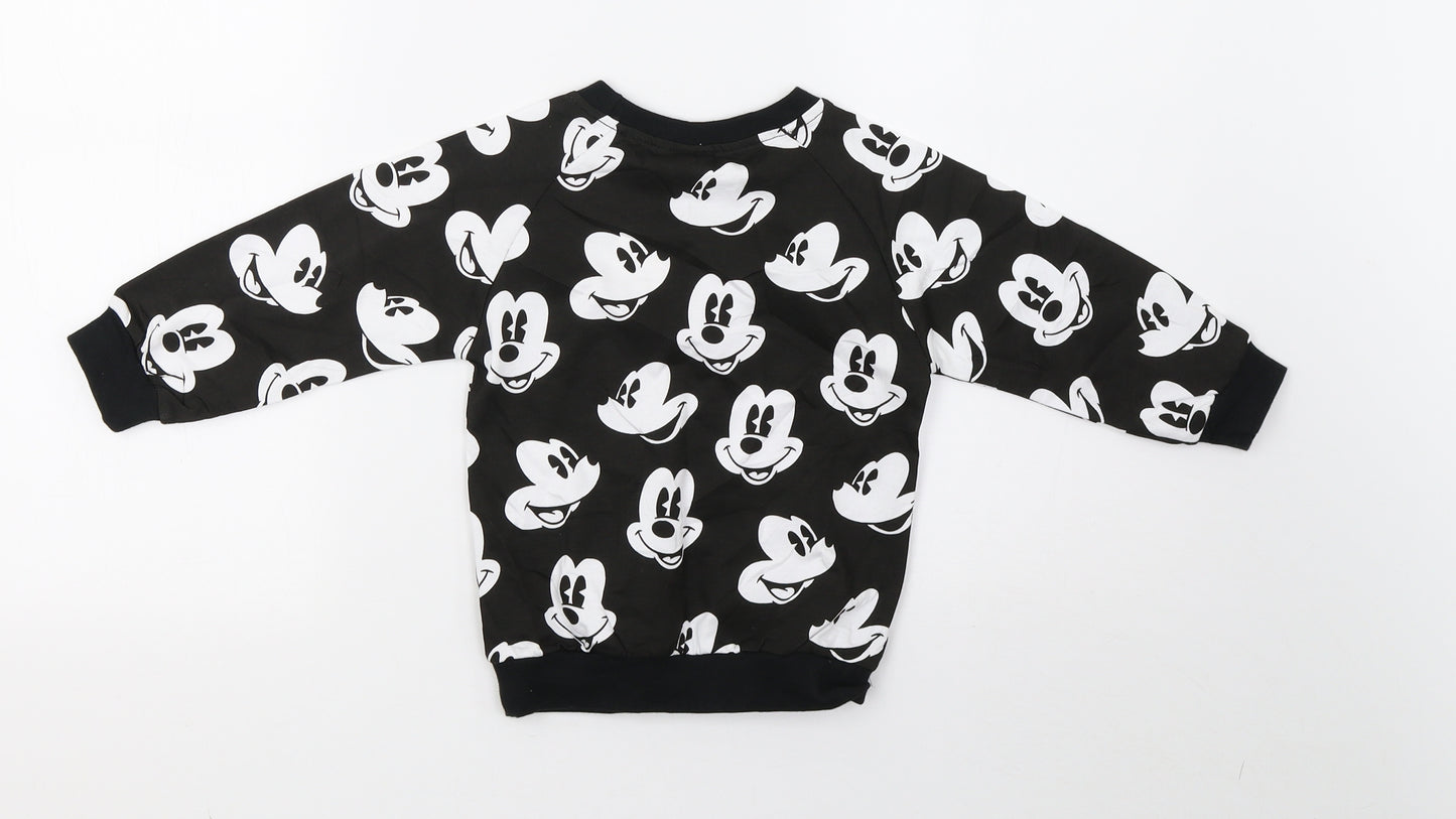 kid tales Girls Black   Pullover Jumper Size 8-9 Years