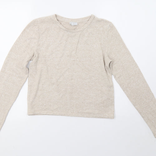 jeff & co Womens Beige    Pyjama Top Size 12