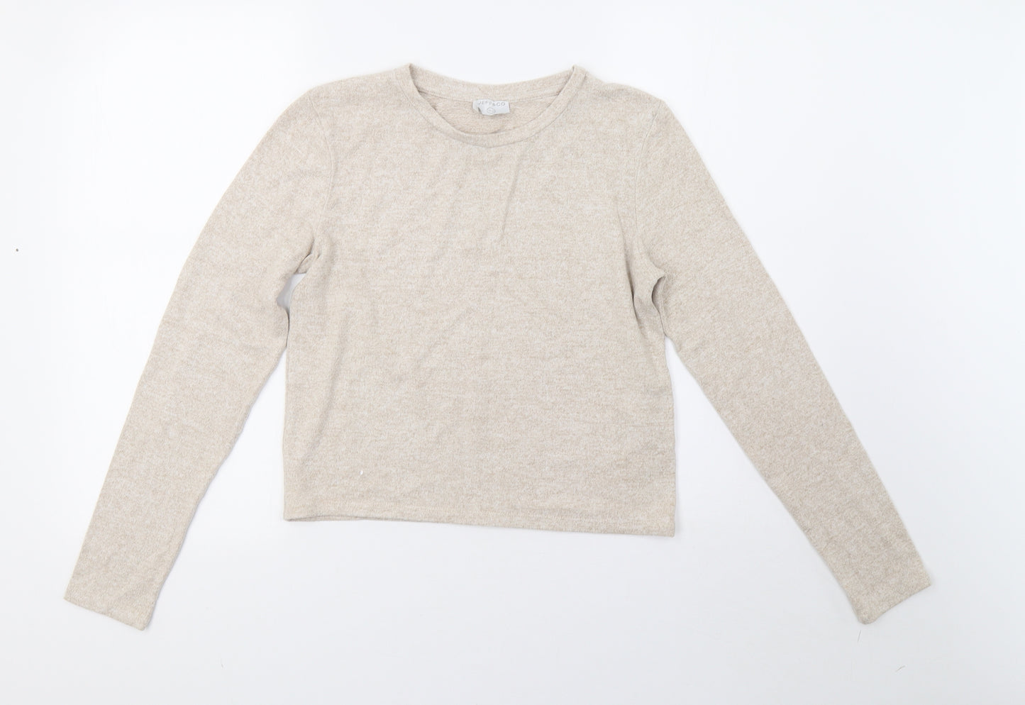 jeff & co Womens Beige    Pyjama Top Size 12