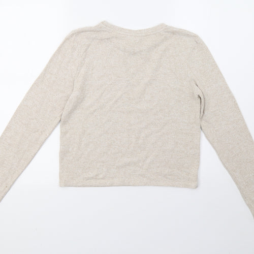jeff & co Womens Beige    Pyjama Top Size 12