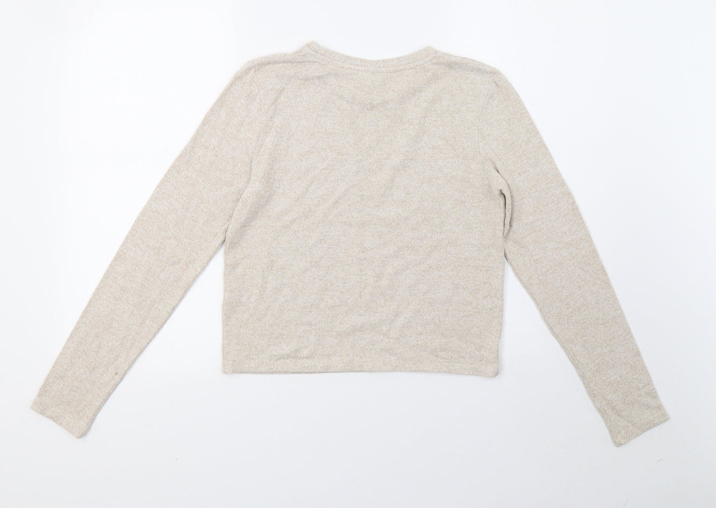 jeff & co Womens Beige    Pyjama Top Size 12
