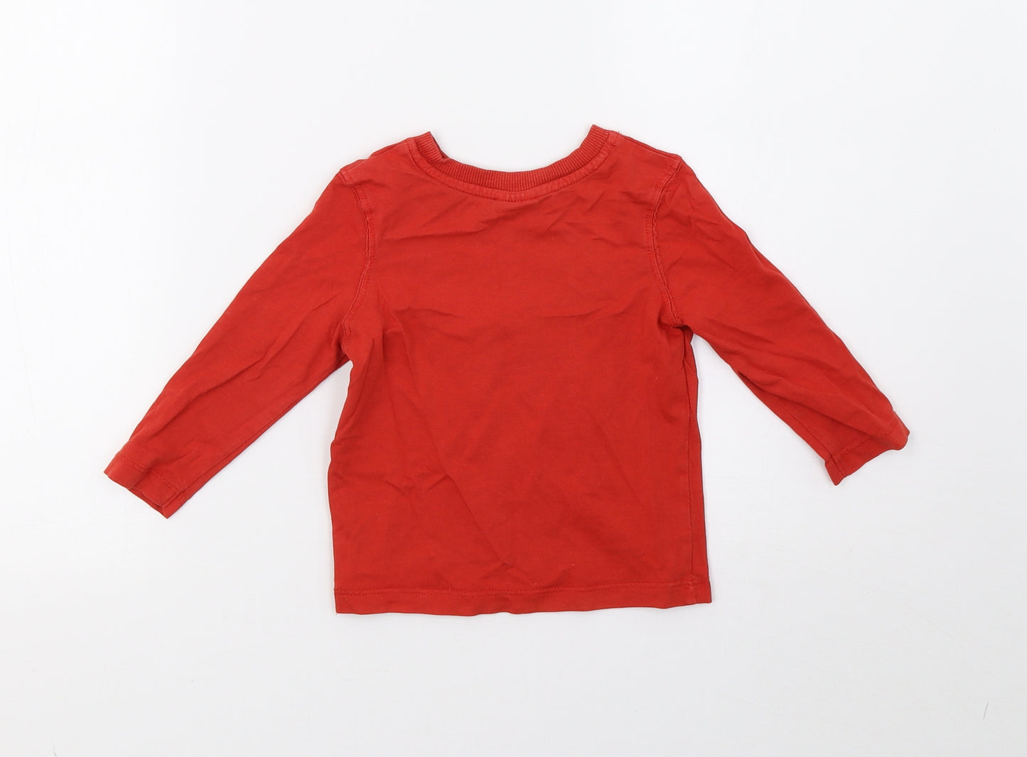 George Boys Red    Pyjama Top Size 24 Months