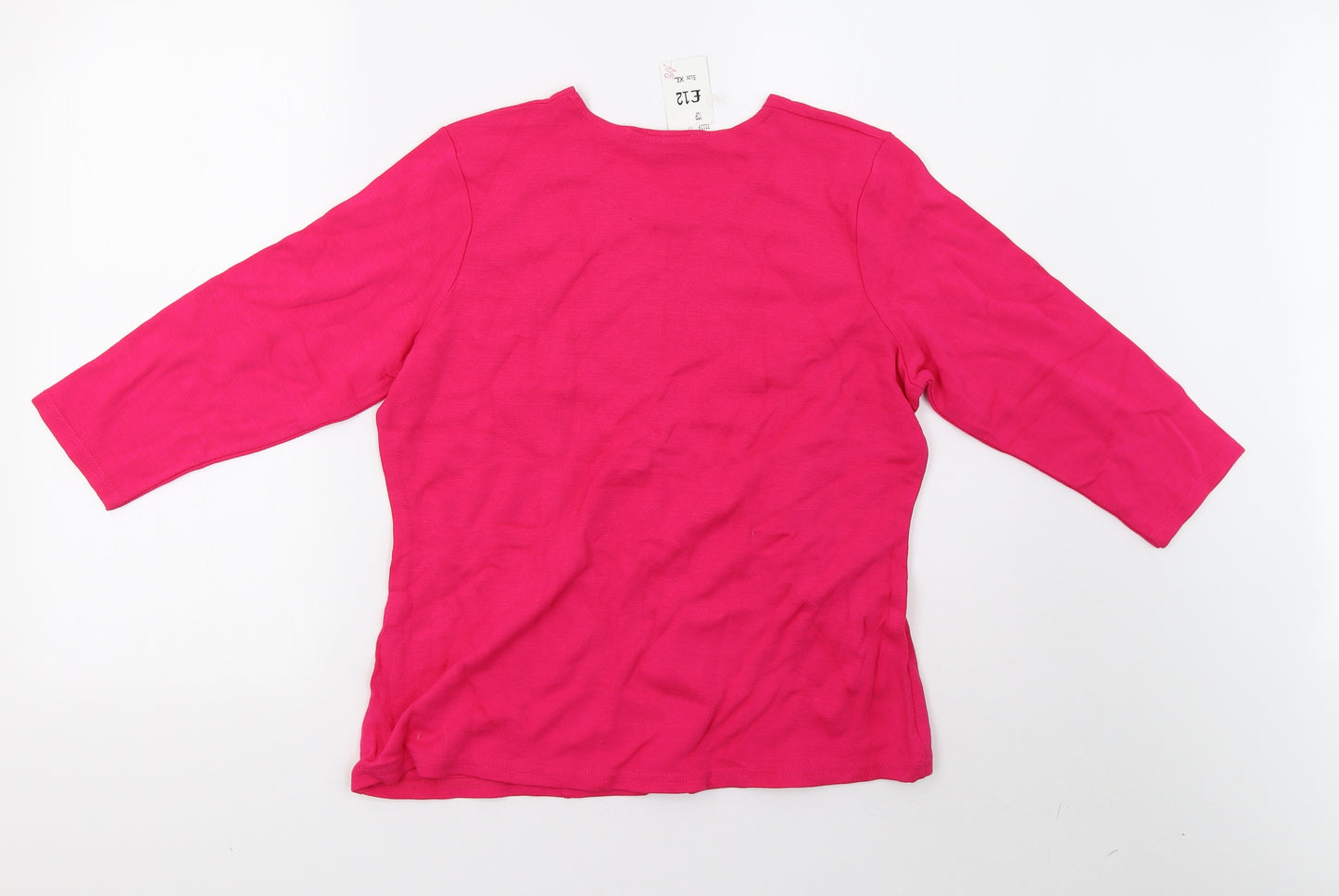 cmd Womens Pink   Pullover Sweatshirt Size XL