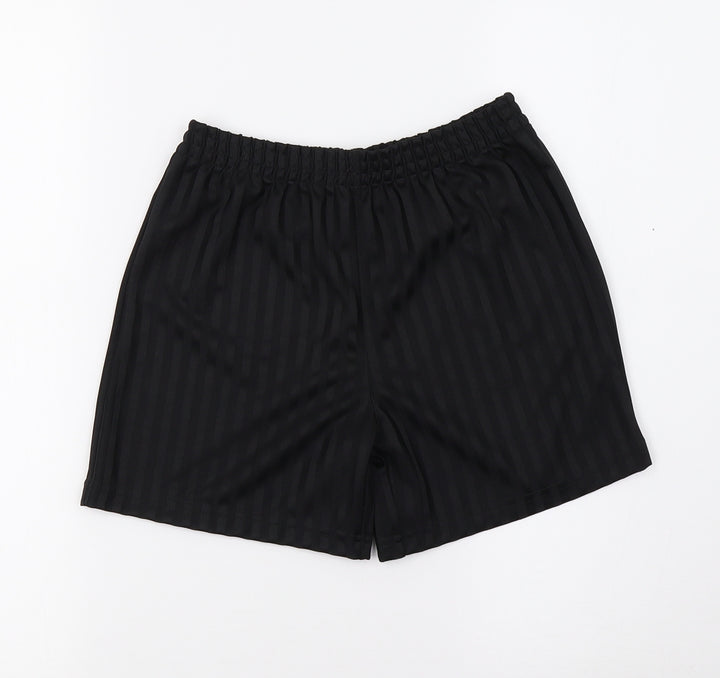 George Boys Black Sweat Shorts Size 8-9 Years