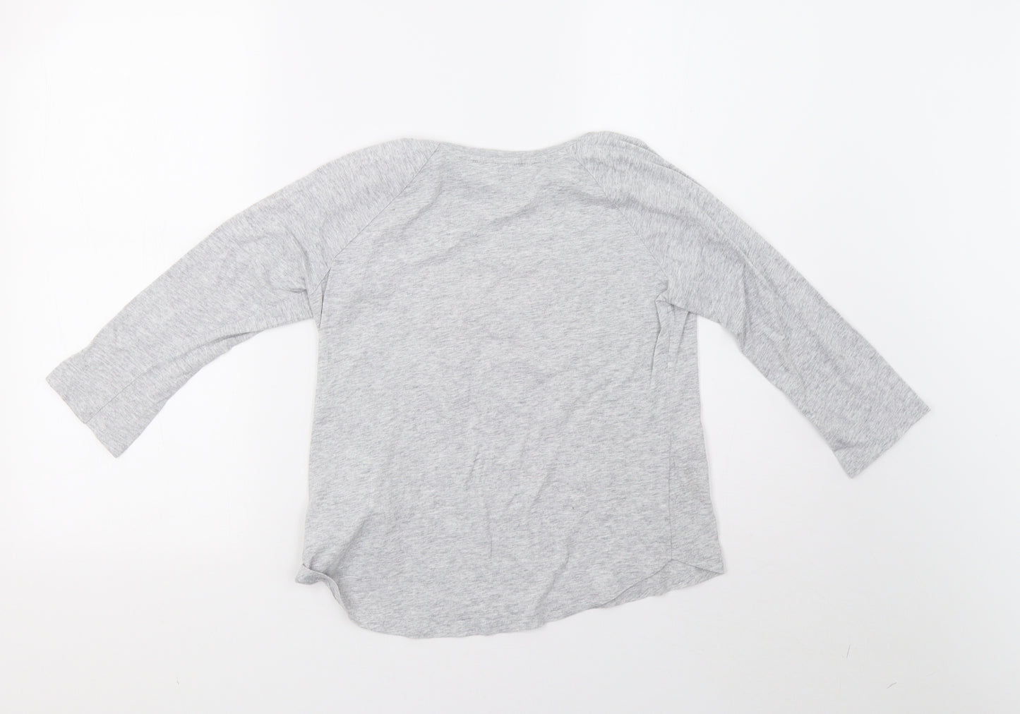 H&M Girls Grey    Pyjama Top Size 8-9 Years  - sunday vibes