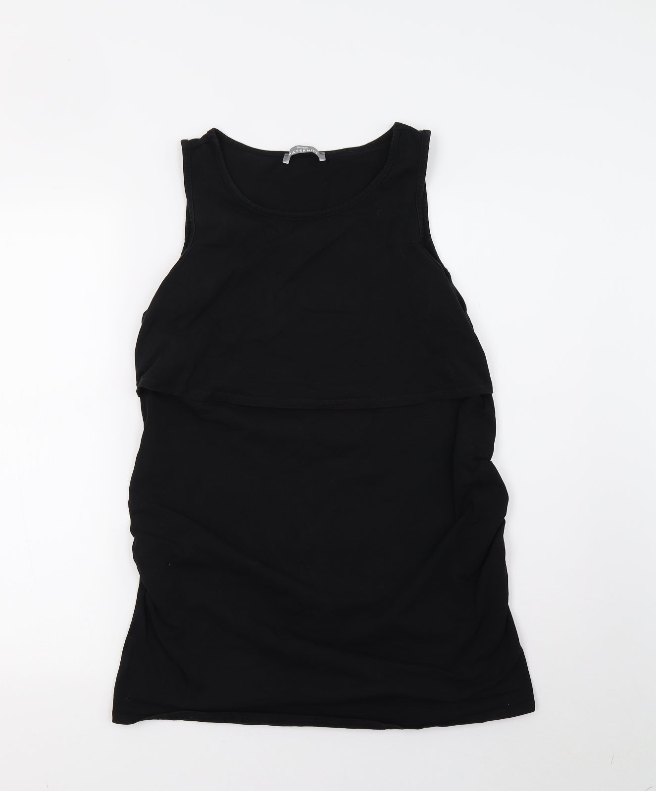 George Womens Black   Basic T-Shirt Size 12