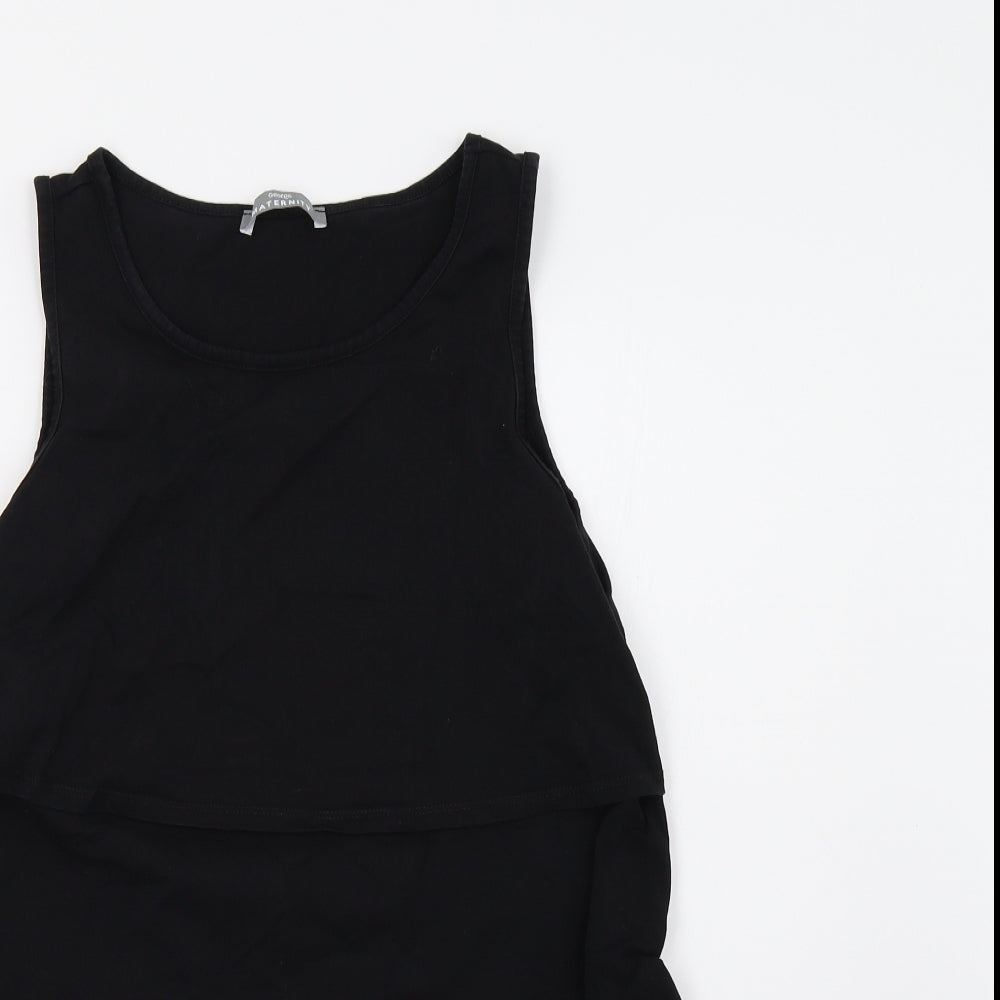George Womens Black   Basic T-Shirt Size 12