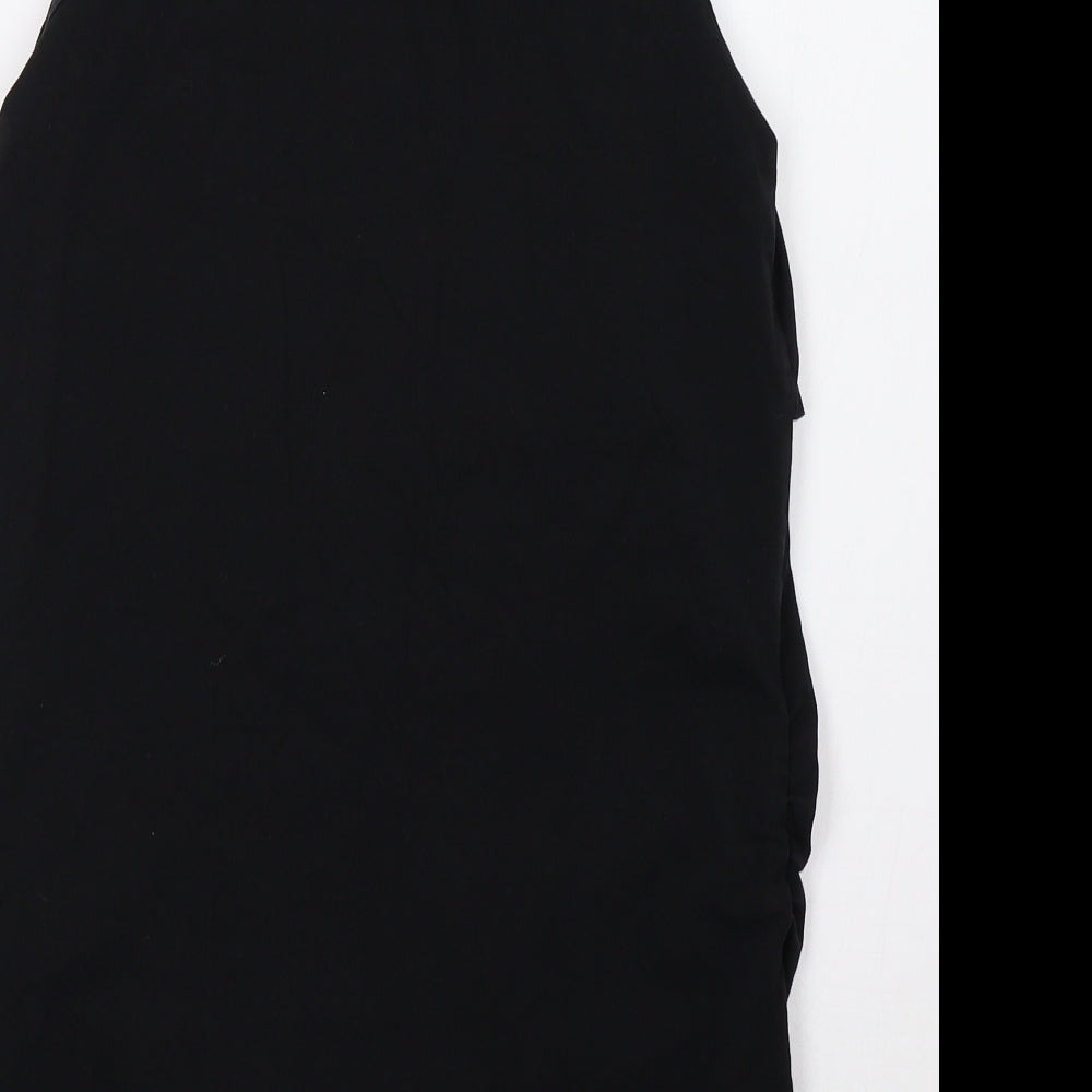 George Womens Black   Basic T-Shirt Size 12