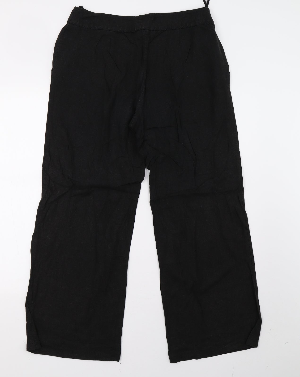 M&Co Womens Black   Trousers  Size 14 L29 in