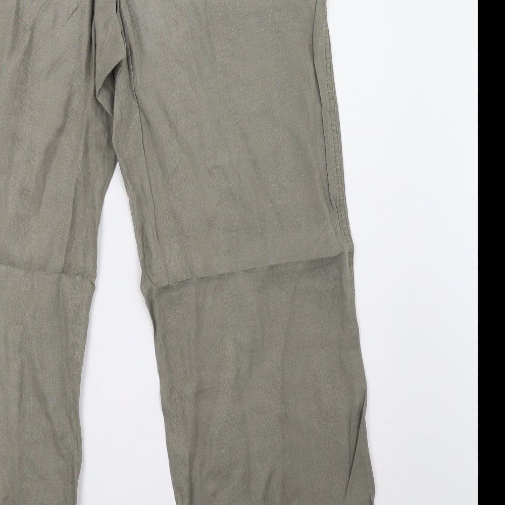 Primark Womens Green   Trousers  Size 14 L29 in
