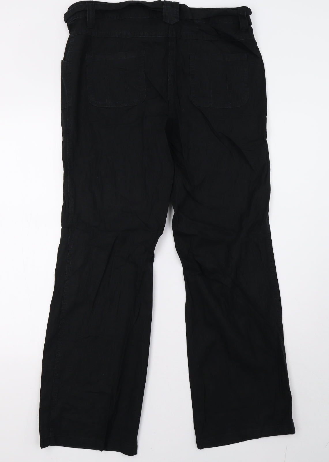 sainsburys Womens Black   Trousers  Size 12 L31 in