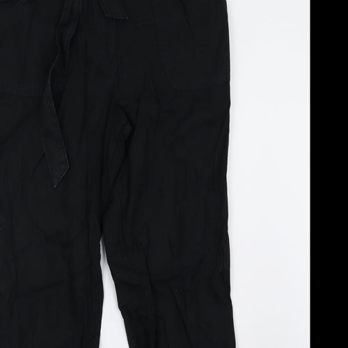 sainsburys Womens Black   Trousers  Size 12 L31 in