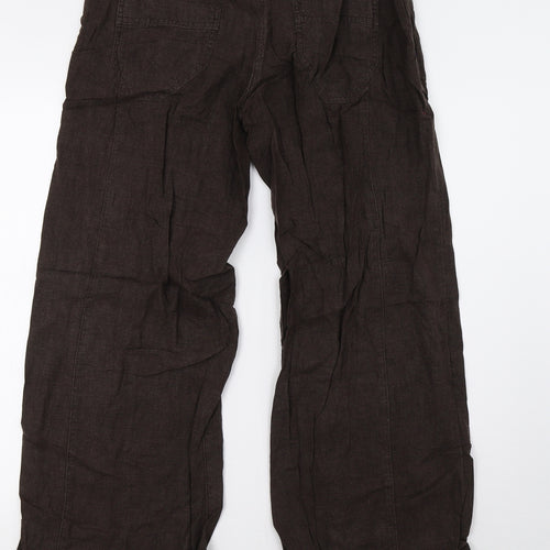 NEXT Womens Brown   Trousers  Size 12 L29 in