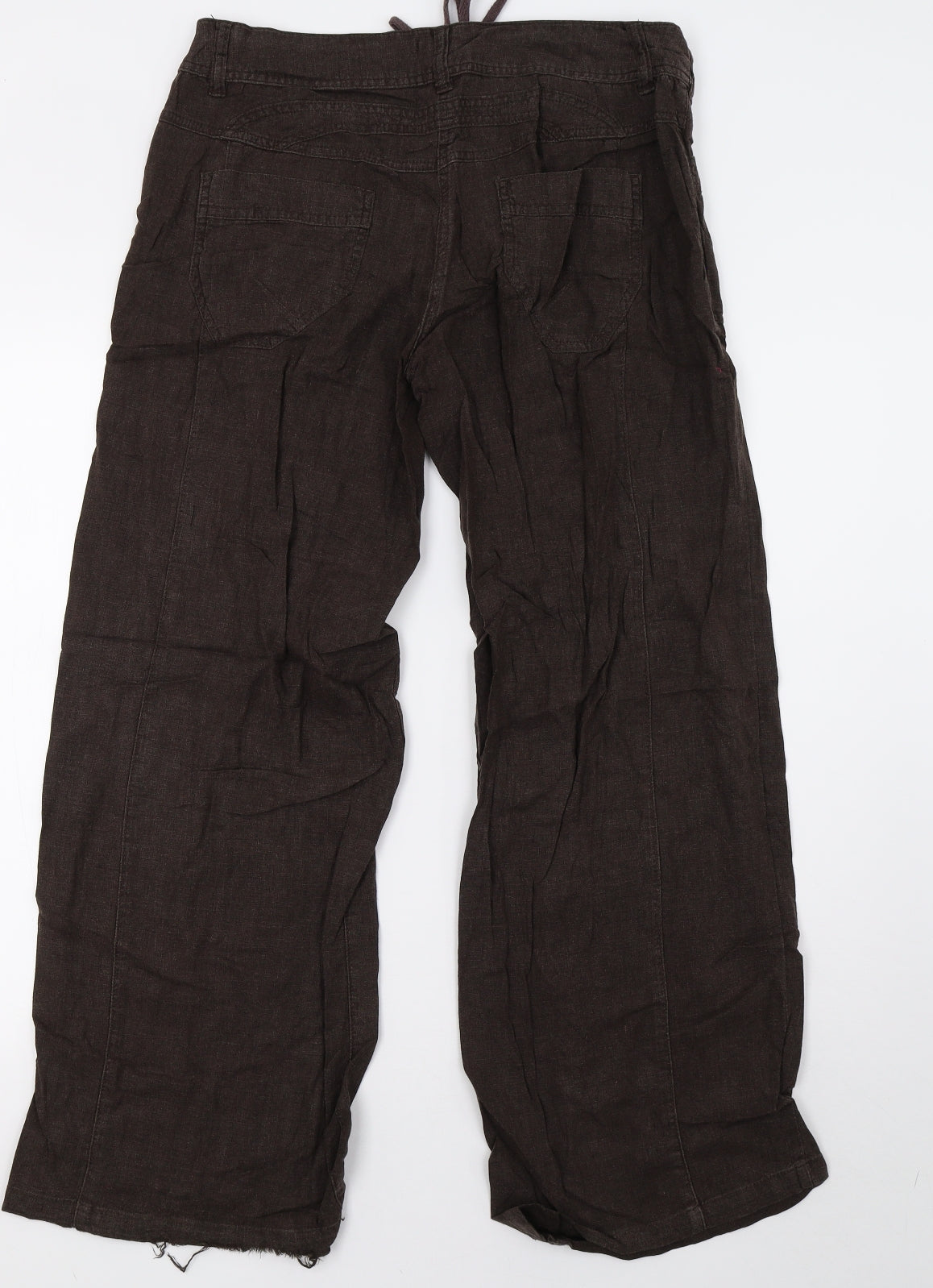 NEXT Womens Brown   Trousers  Size 12 L29 in