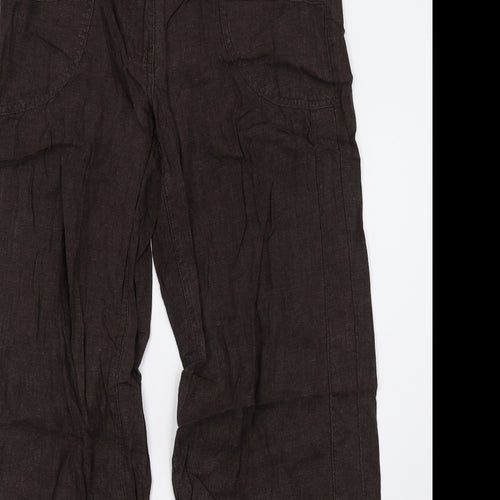 NEXT Womens Brown   Trousers  Size 12 L29 in