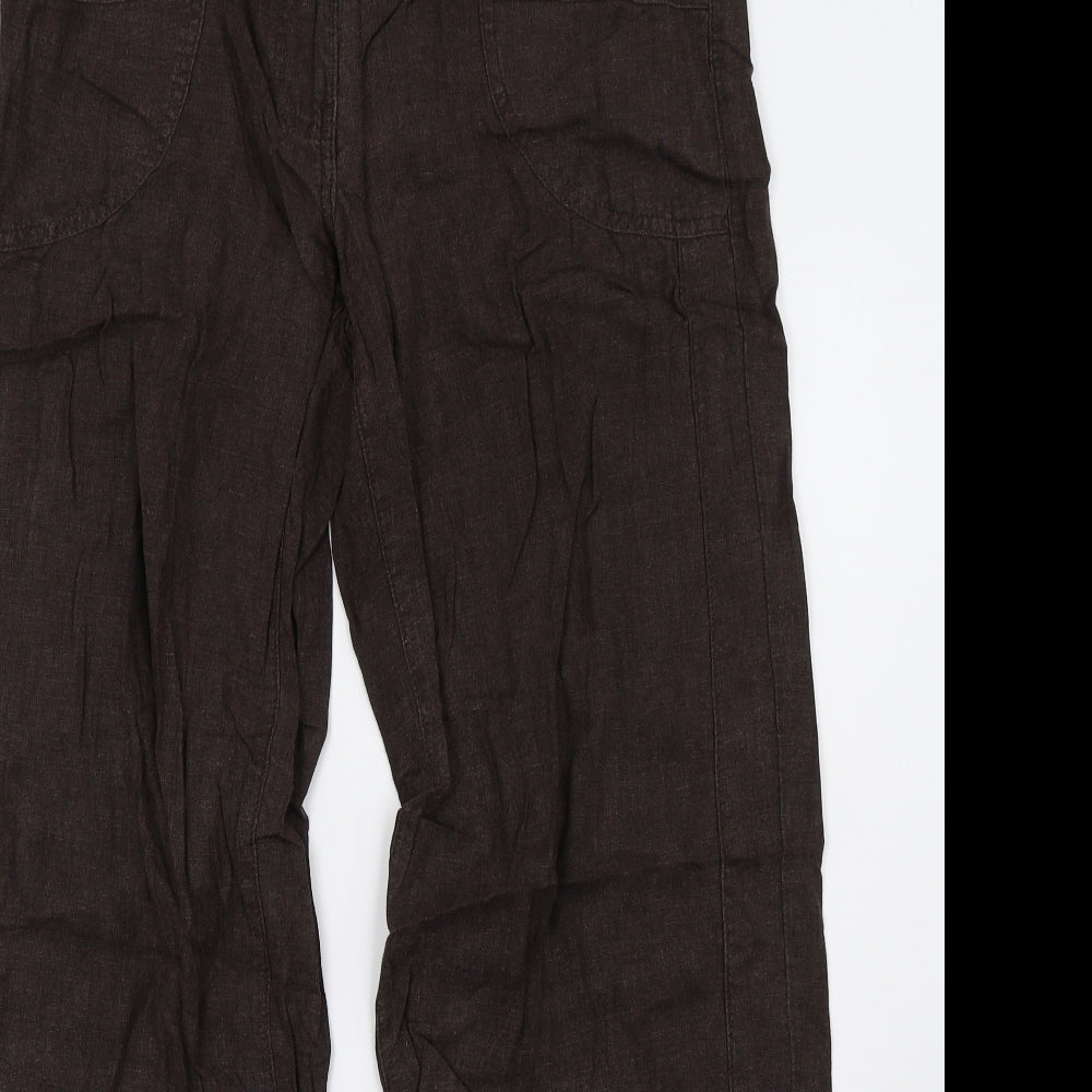 NEXT Womens Brown   Trousers  Size 12 L29 in