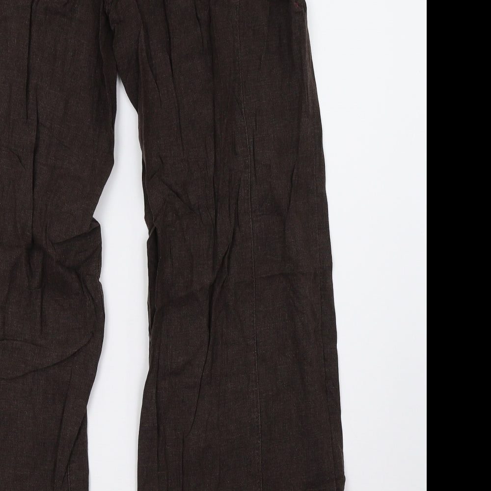 NEXT Womens Brown   Trousers  Size 12 L29 in