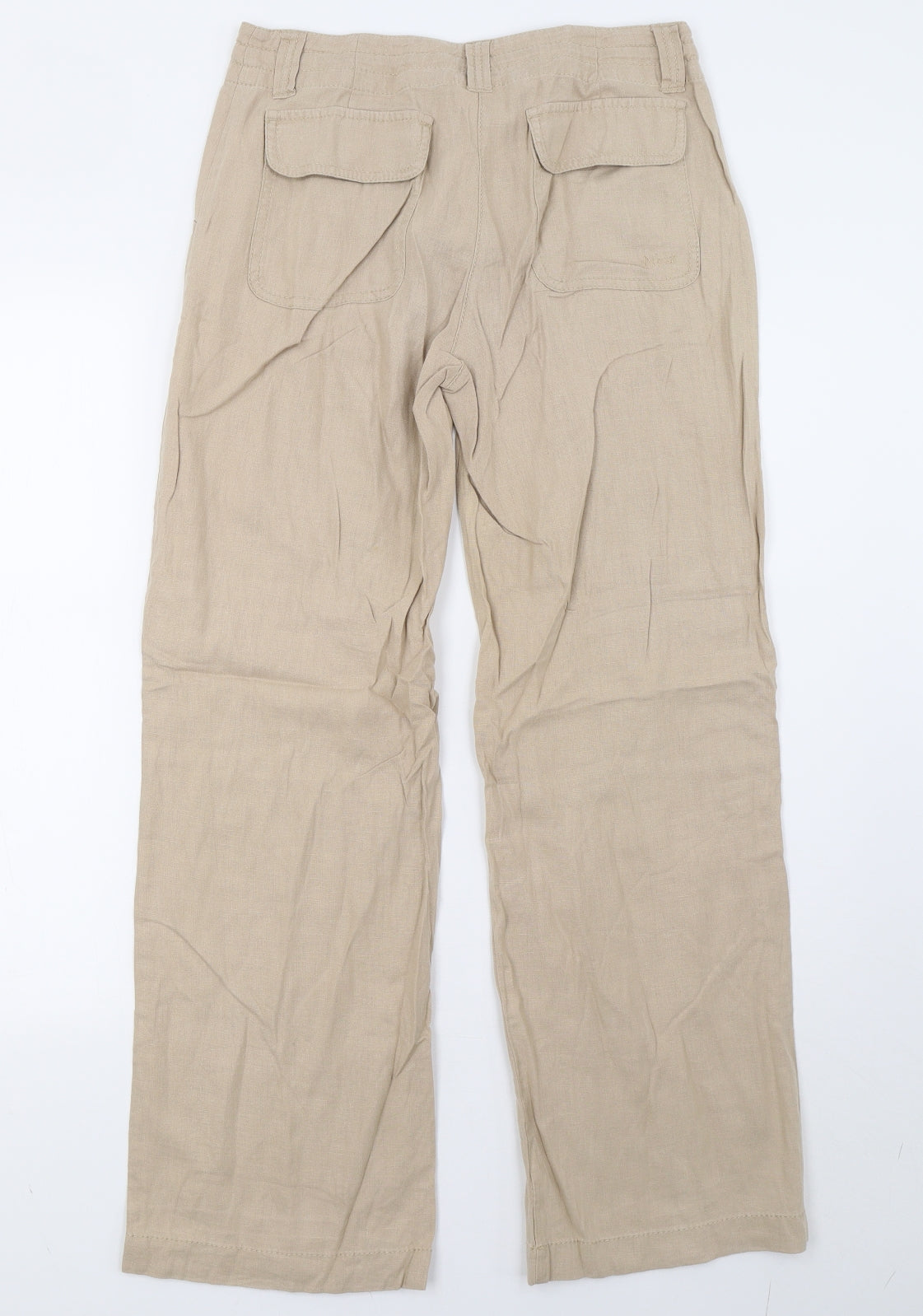 NEXT Womens Beige   Trousers  Size 8 L31 in