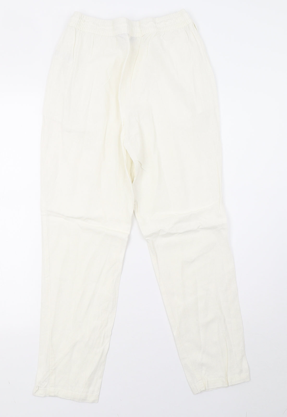 Dorothy Perkins Womens White   Trousers  Size 8 L27 in