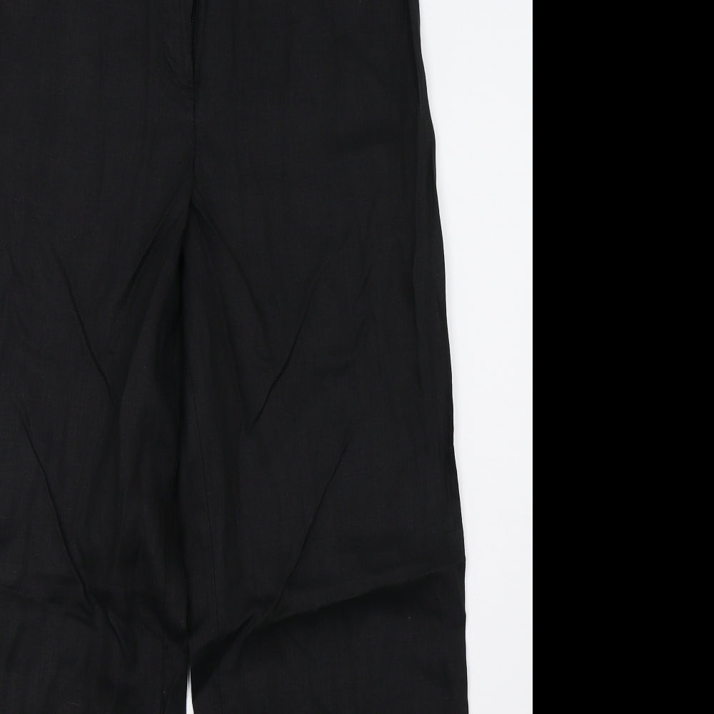 Marks and Spencer Womens Black   Trousers  Size 12 L28 in