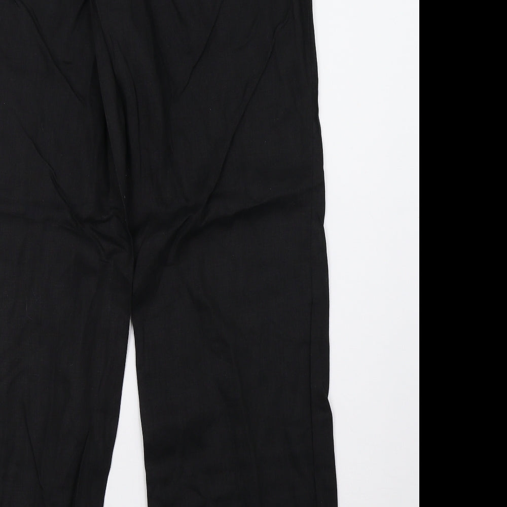 Marks and Spencer Womens Black   Trousers  Size 12 L28 in