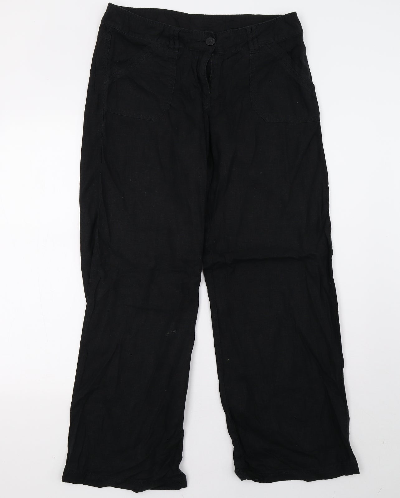 NEXT Womens Black   Trousers  Size 12 L31 in