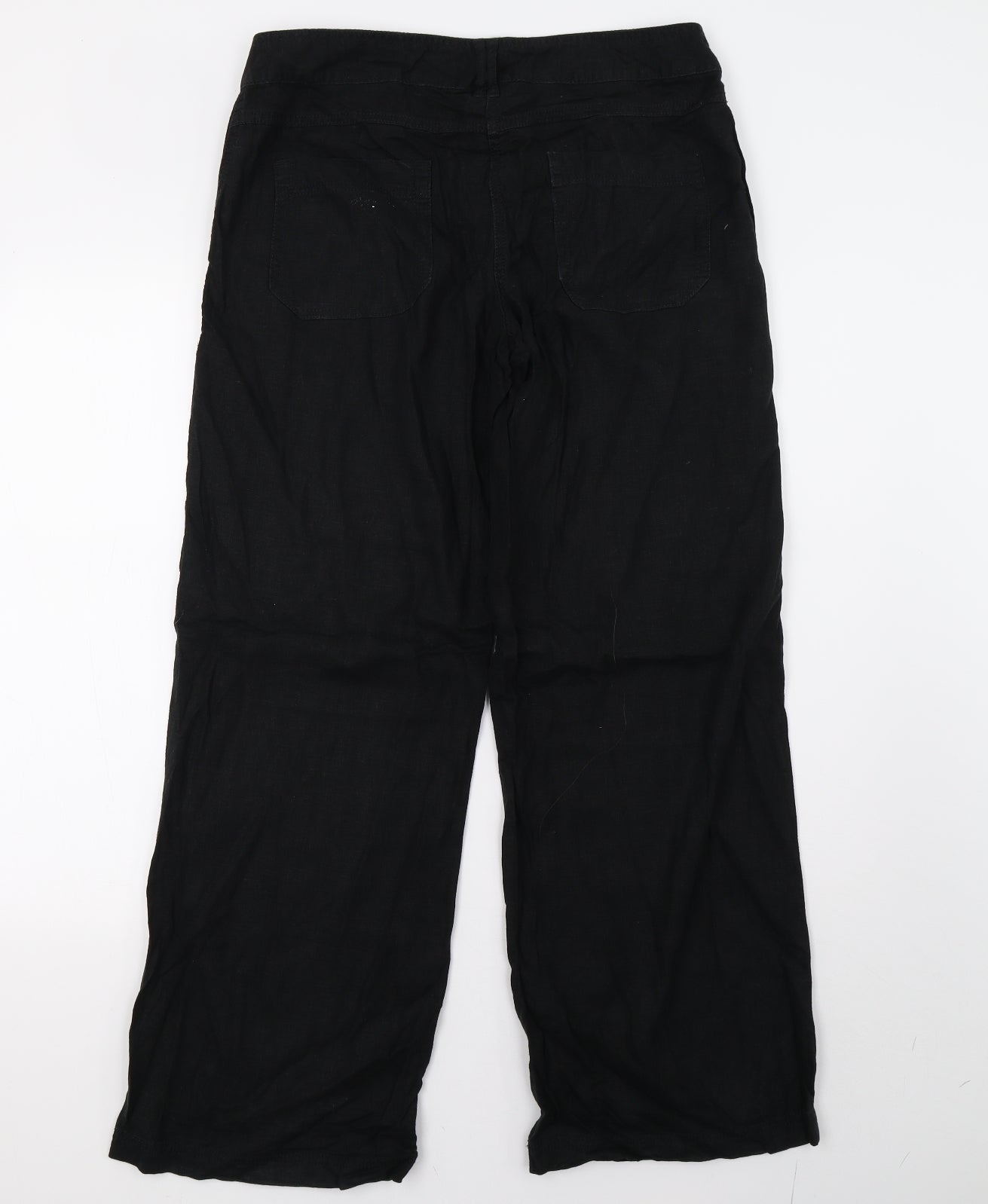 NEXT Womens Black   Trousers  Size 12 L31 in