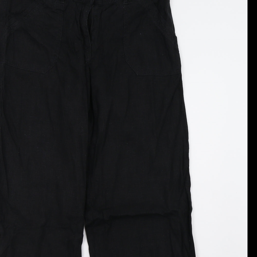 NEXT Womens Black   Trousers  Size 12 L31 in