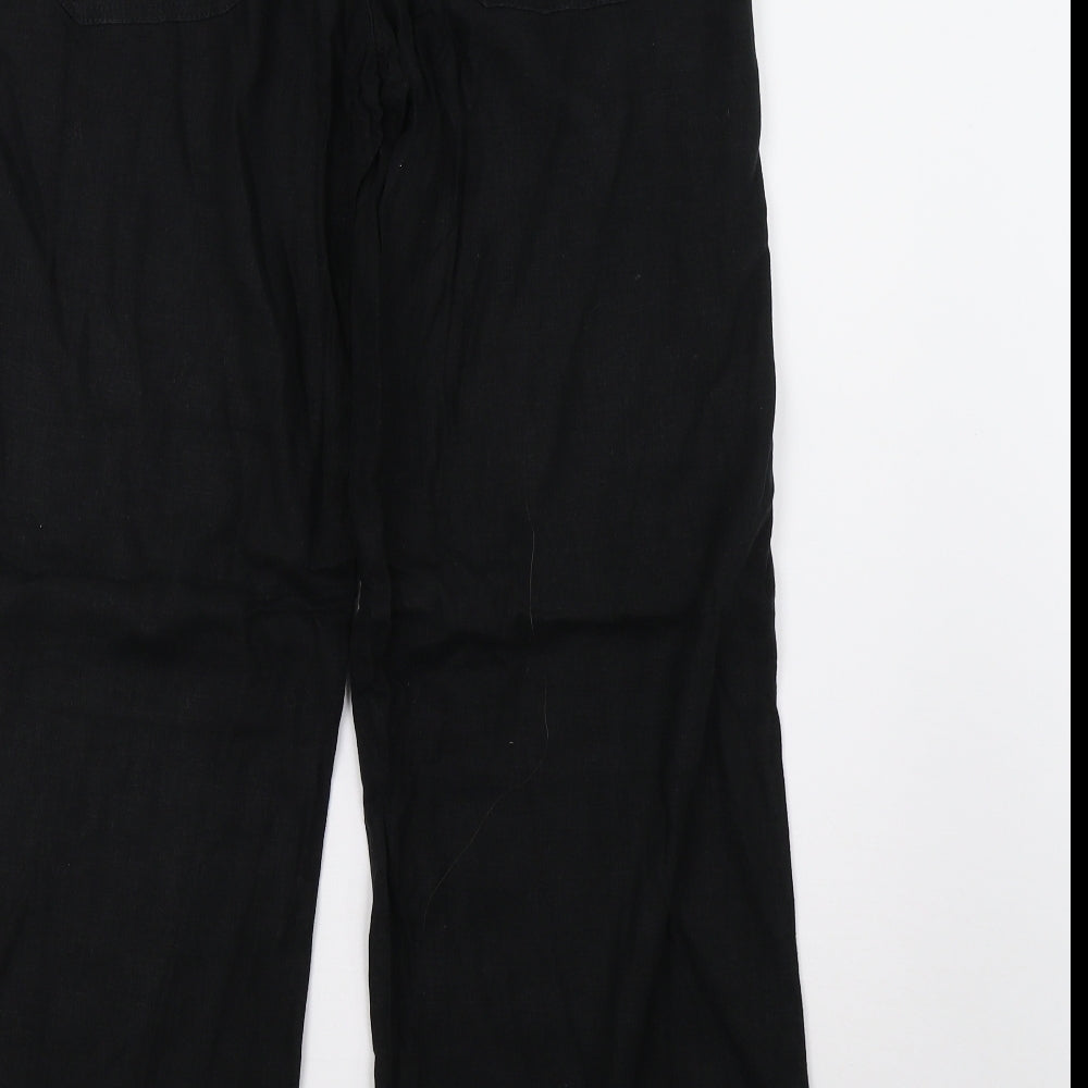 NEXT Womens Black   Trousers  Size 12 L31 in