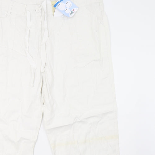 sainsburys Womens White   Trousers  Size 20 L30 in