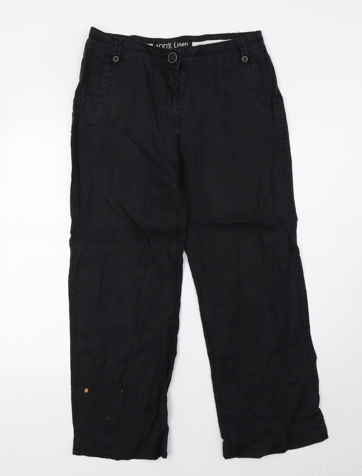 George Womens Black   Trousers  Size 10 L28 in