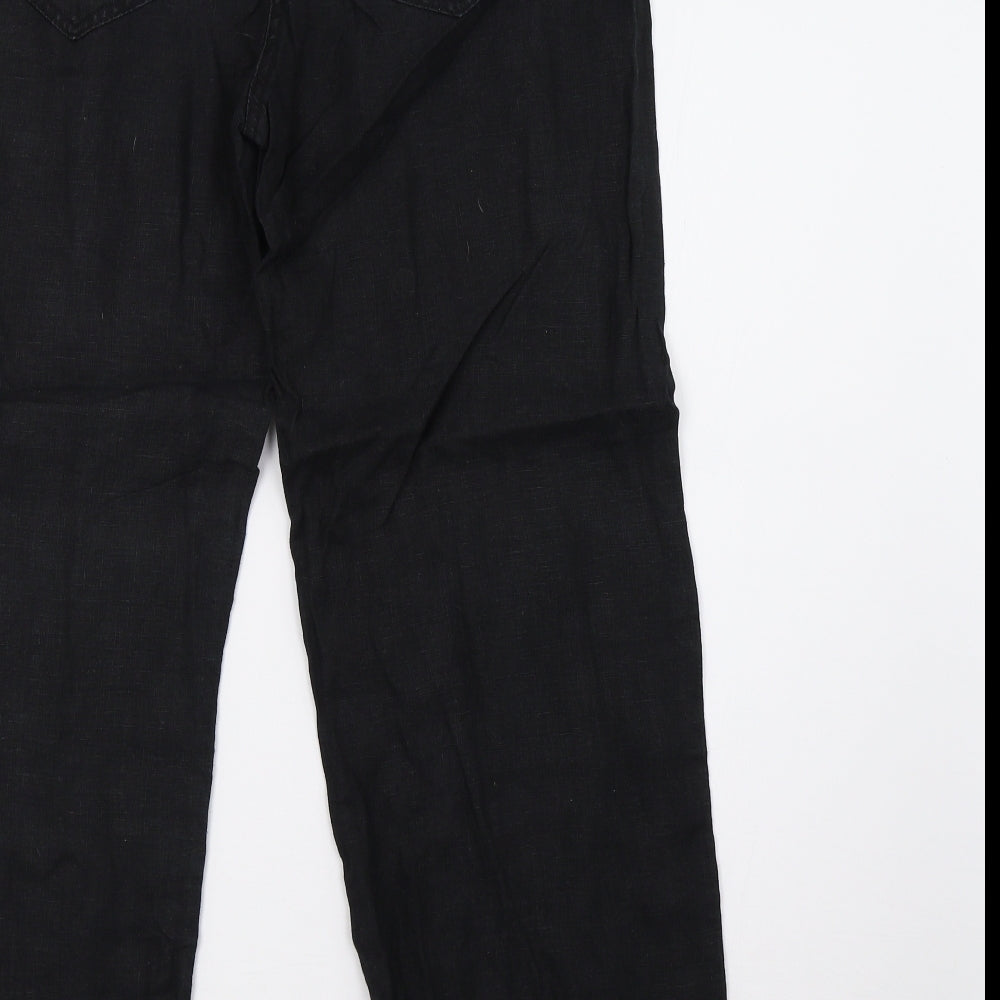 George Womens Black   Trousers  Size 10 L28 in