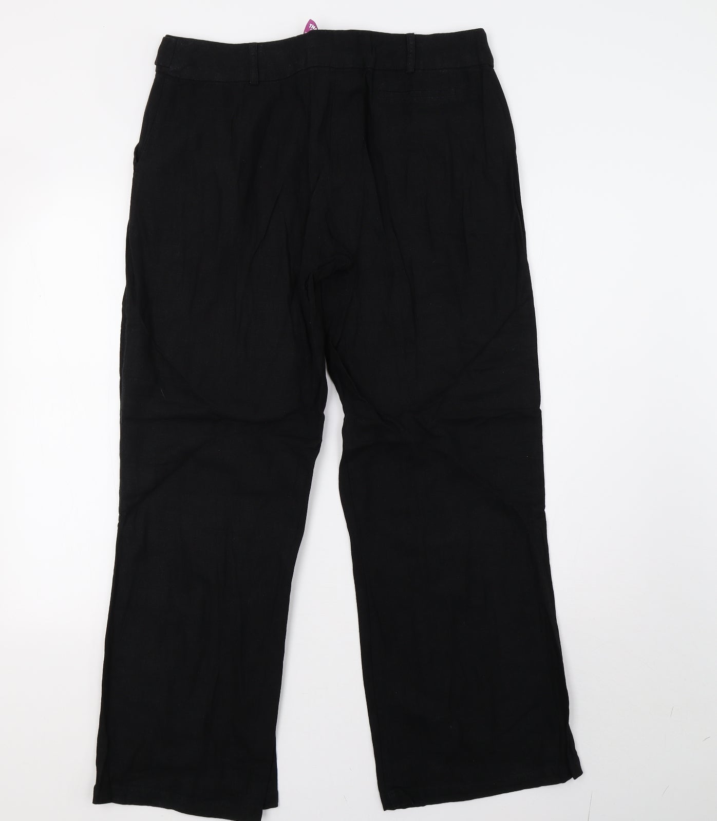 F&F Womens Black   Trousers  Size 12 L30 in