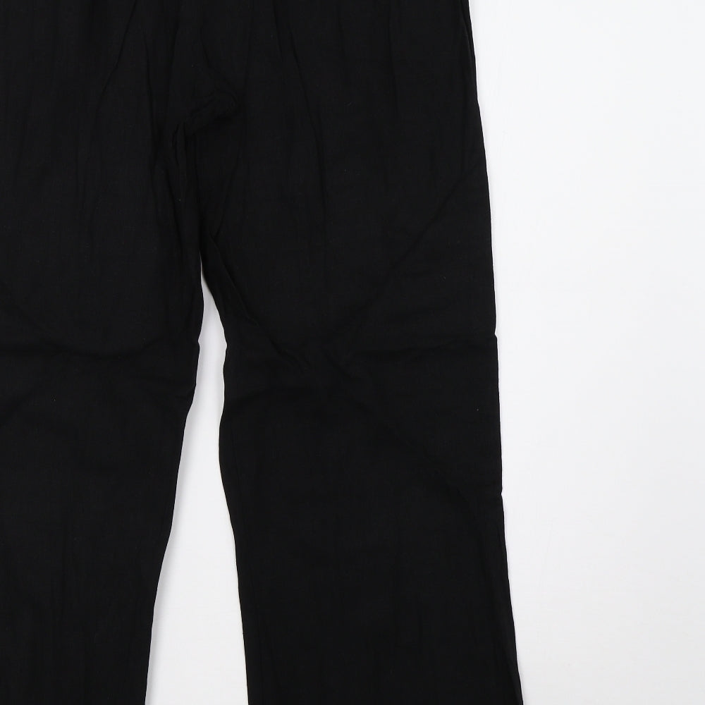 F&F Womens Black   Trousers  Size 12 L30 in