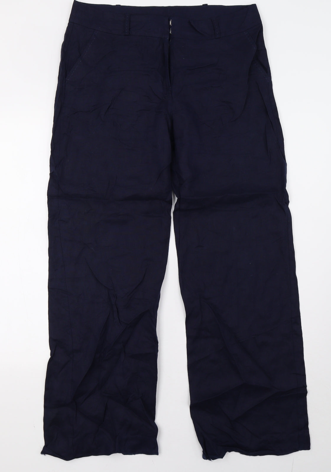 Sainsburys Womens Blue   Trousers  Size 12 L31 in